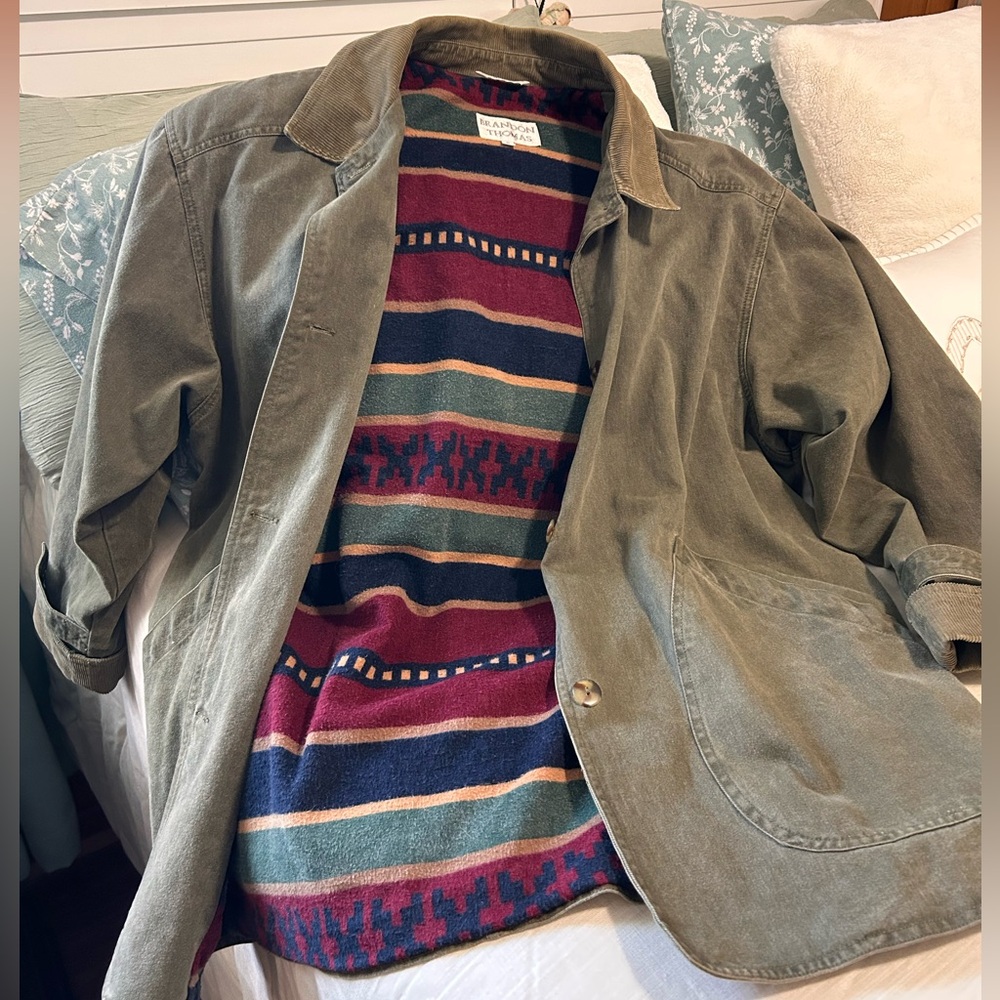 Brandon Thomas Vintage Barn Jacket  100% Cotton inside and out ! Woman’s large